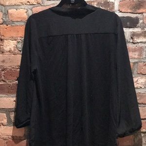 LOFT Tops - LOFT Flowly Black blouse L LOFT Tops - LOFT Flowly Black blouse L